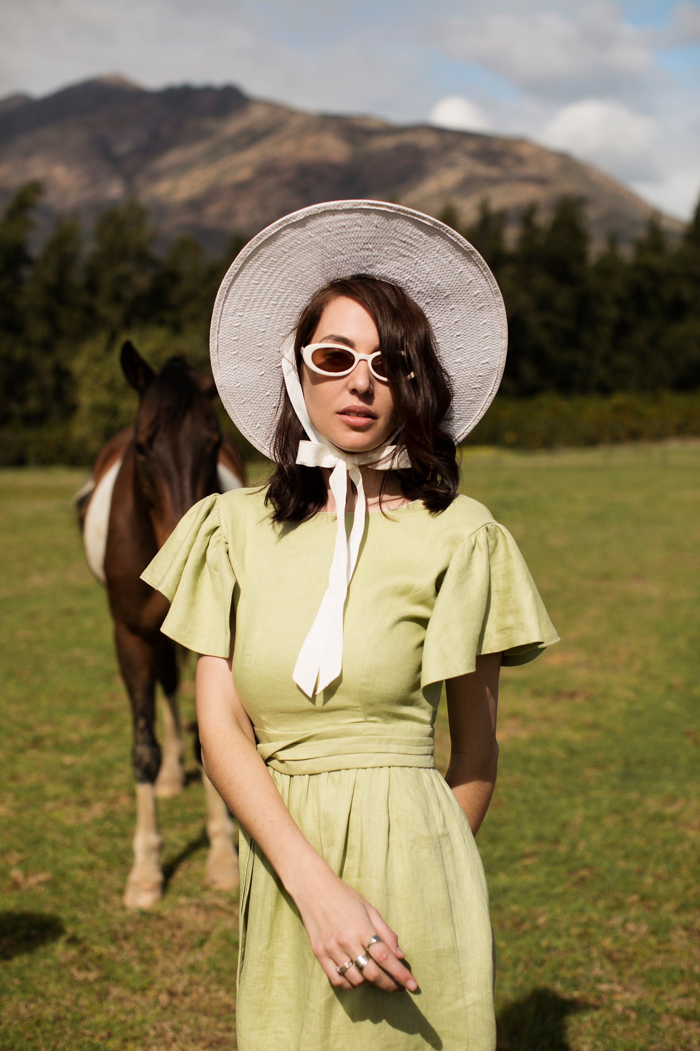 The Sage Pure Linen Dress