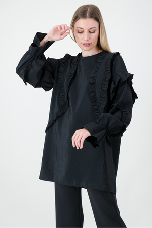 THE EMILY BLACK TUNIC TOP