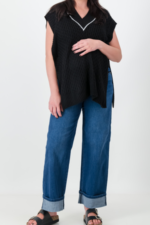 THE ROSALIE WAIST TIE SWEATER