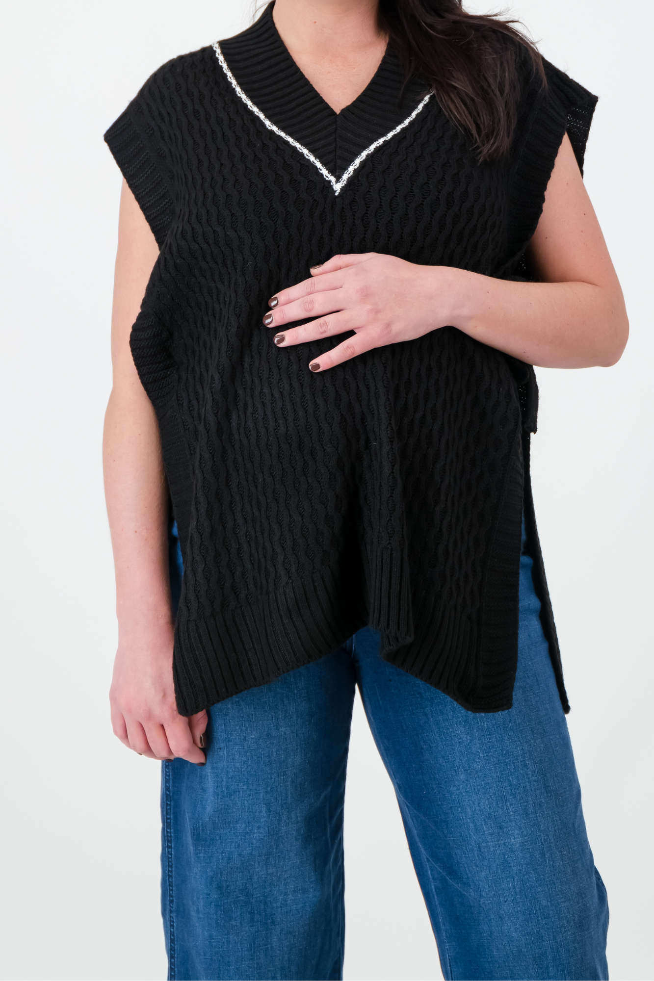 THE ROSALIE WAIST TIE SWEATER