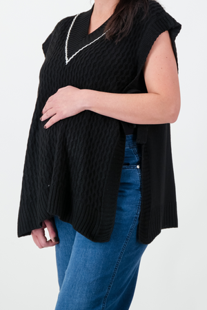 THE ROSALIE WAIST TIE SWEATER