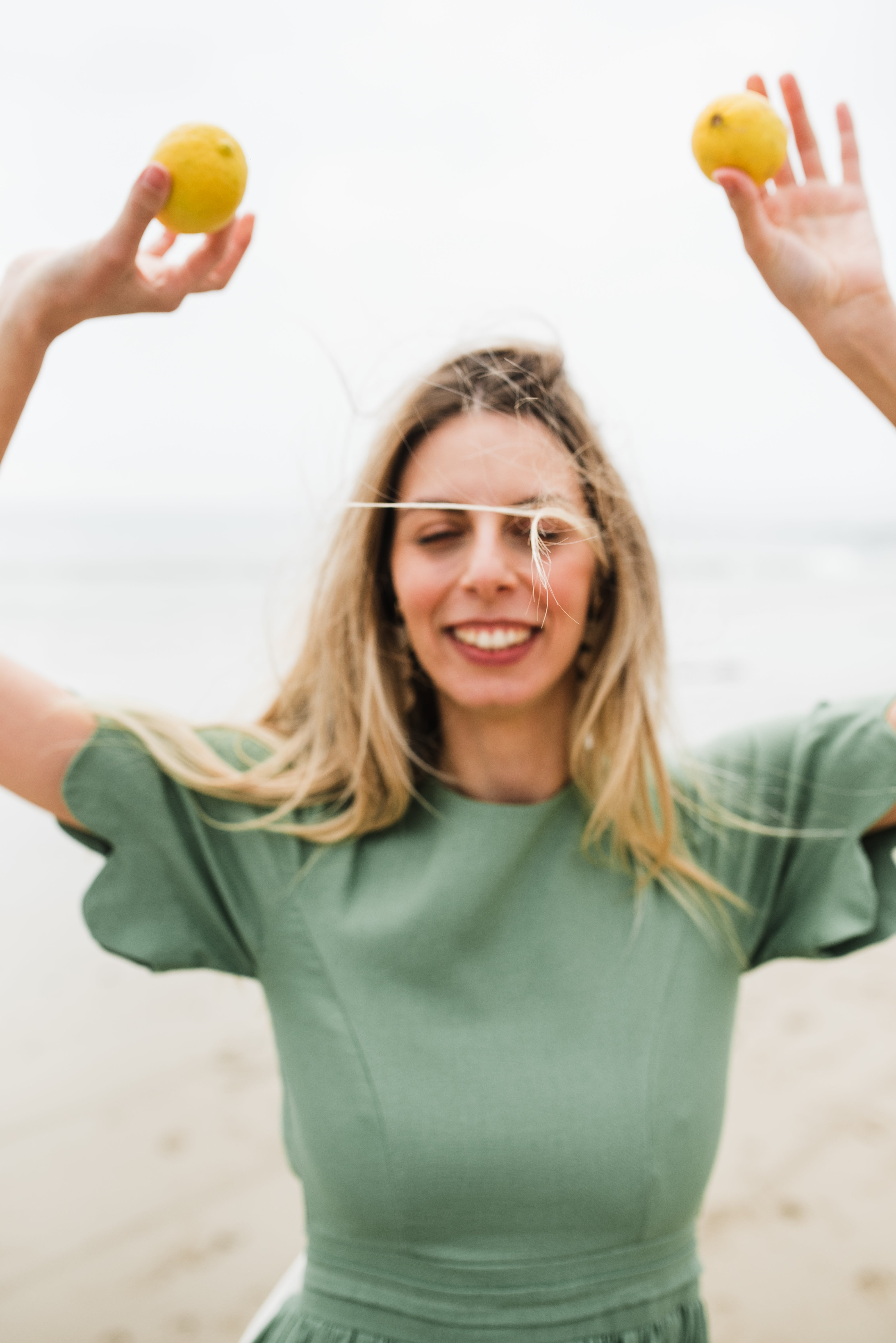 Wild Olive Open Back Scallop Dress — Olive Green with Oatmeal Tie