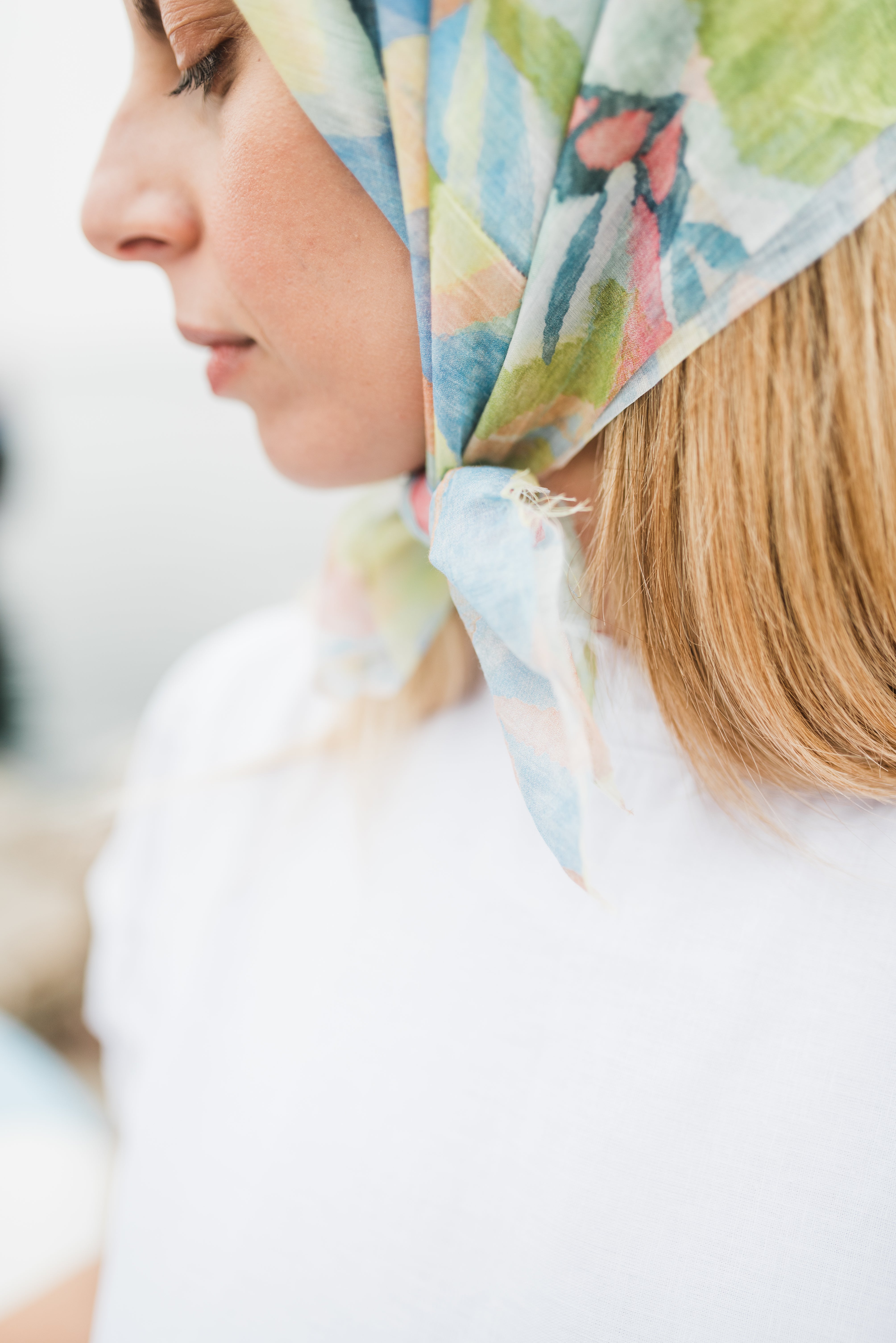 Cloudlight Mini Pleat Dress — White Cotton Linen