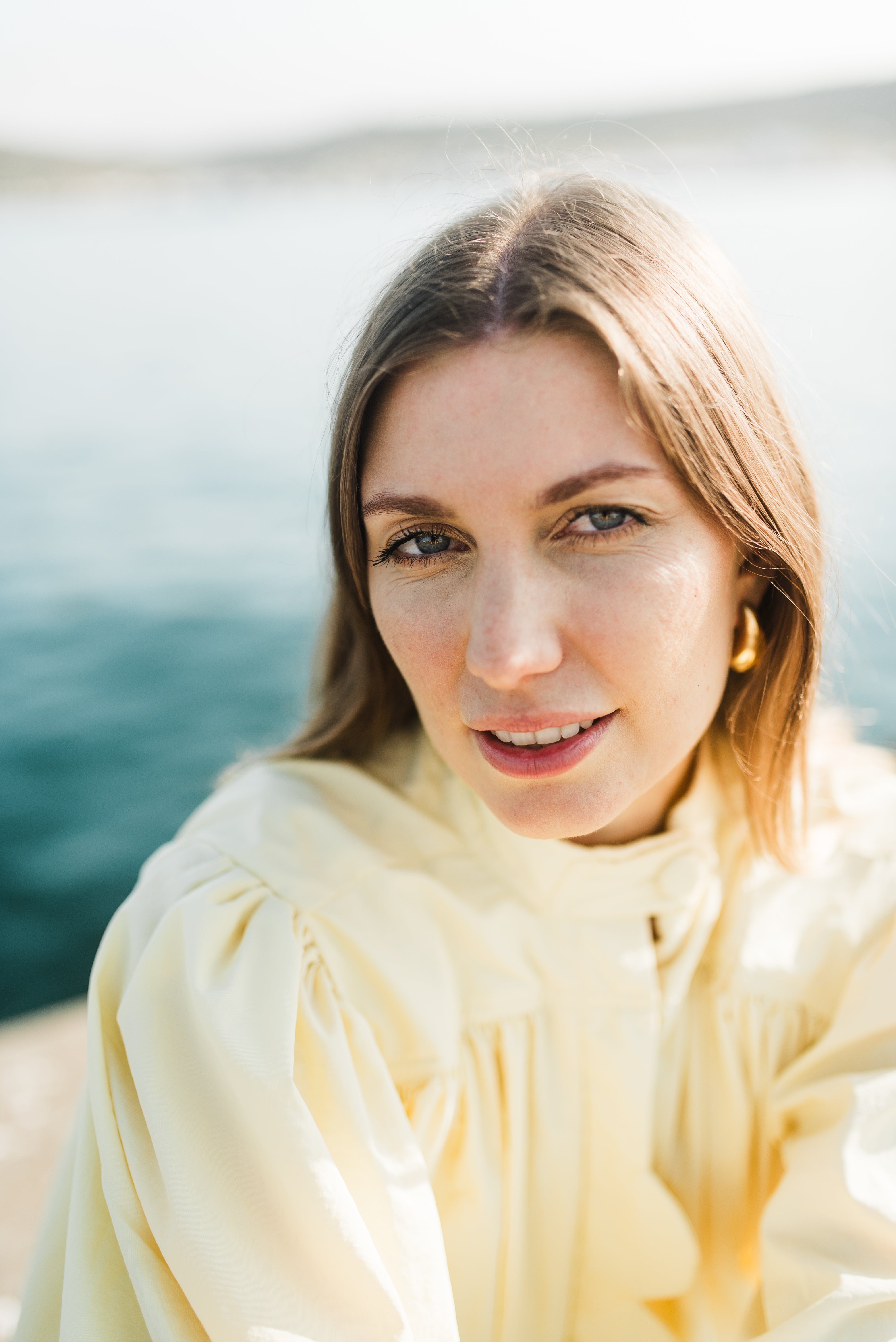 PRE- ORDER Limoncello Crest Scallop Jacket — Butter Yellow Long Length