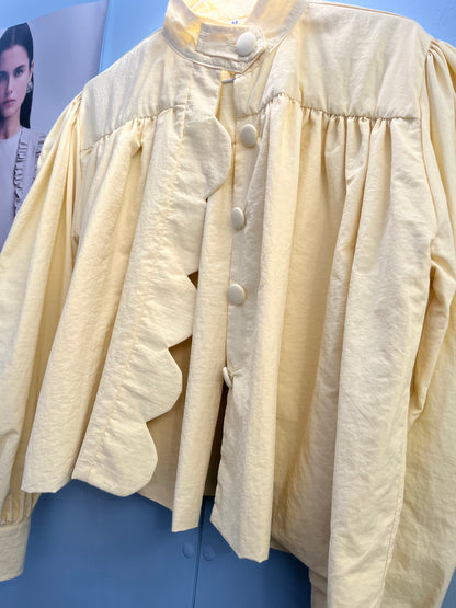 PRE-ORDER The Zaria Scalloped Cropped Jacket