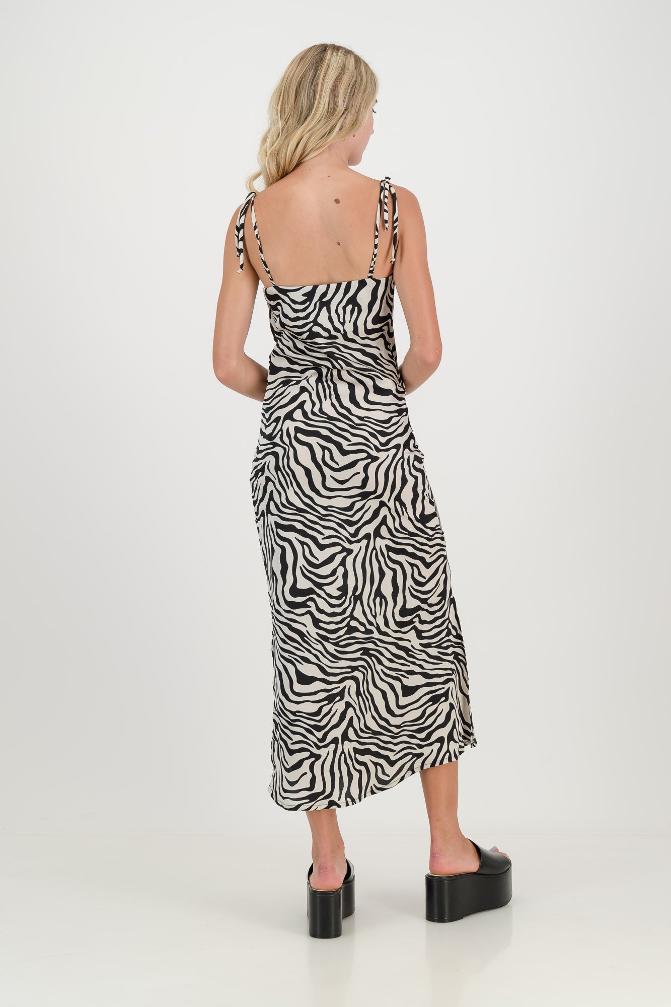 The Zebra Luna Slip Dress