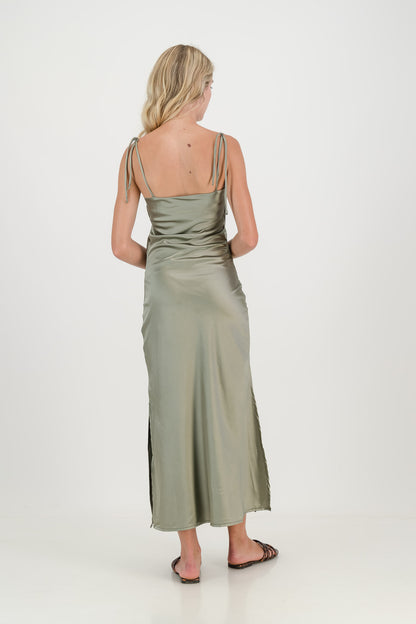 The Sage Luna Slip Dress