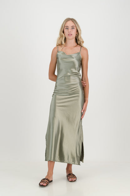 The Sage Luna Slip Dress