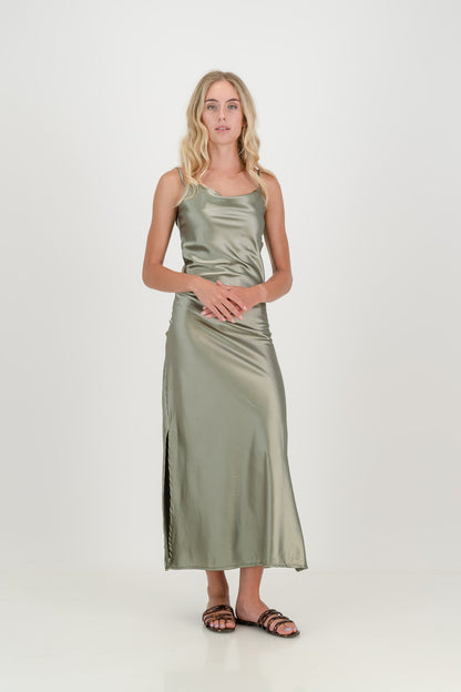 The Sage Luna Slip Dress