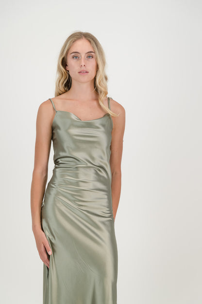 The Sage Luna Slip Dress