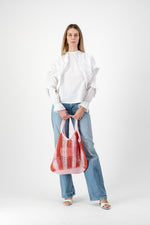 Lunaria Frill Top — White Cotton Linen