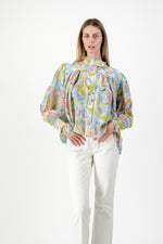 PRE-ORDER Rosette Chiffon Jacket — Pink Multicolor