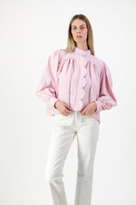 PRE-ORDER Petal Edge Scallop Jacket — Light Pink Mid Length
