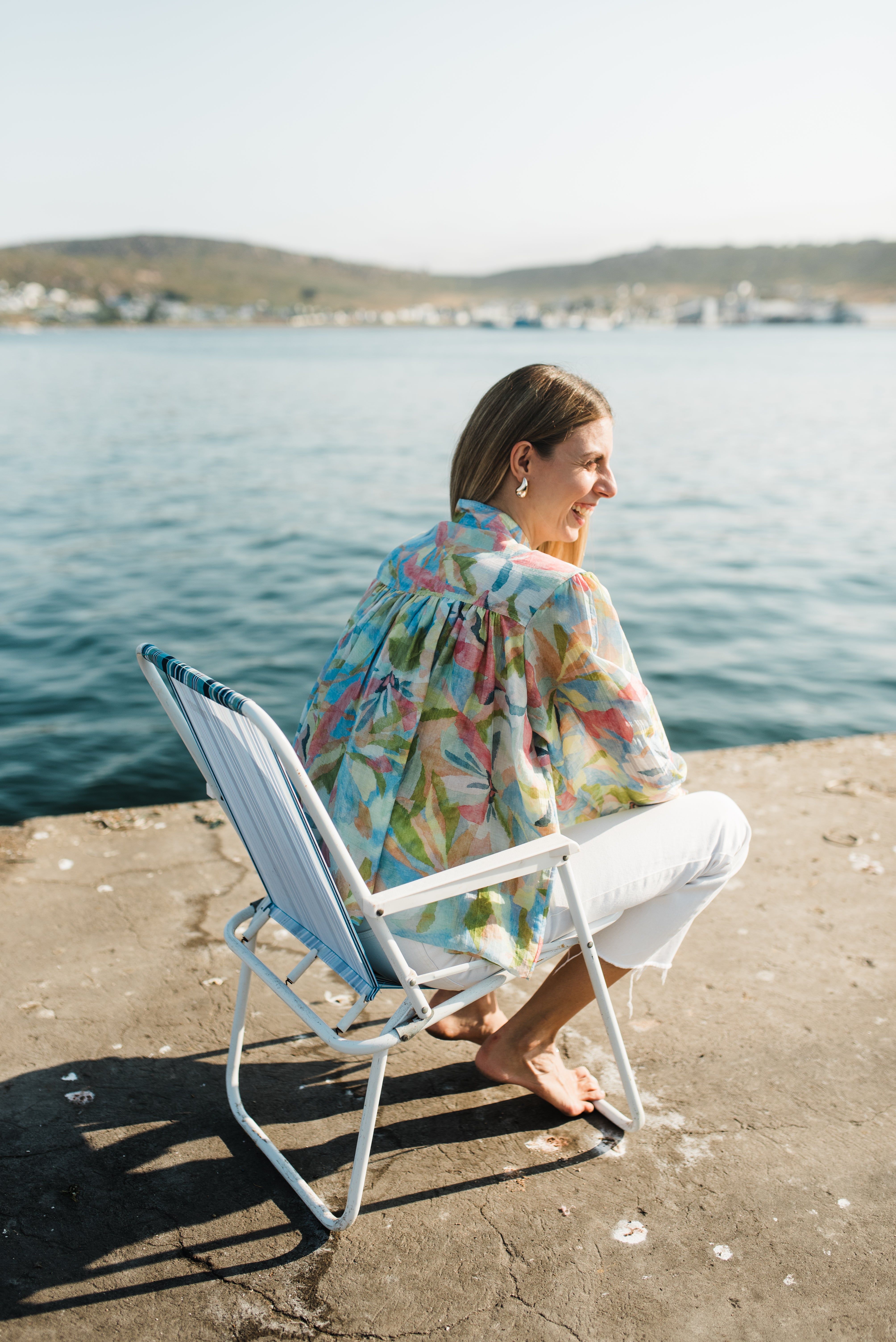 PRE-ORDER Rosette Chiffon Jacket — Pink Multicolor