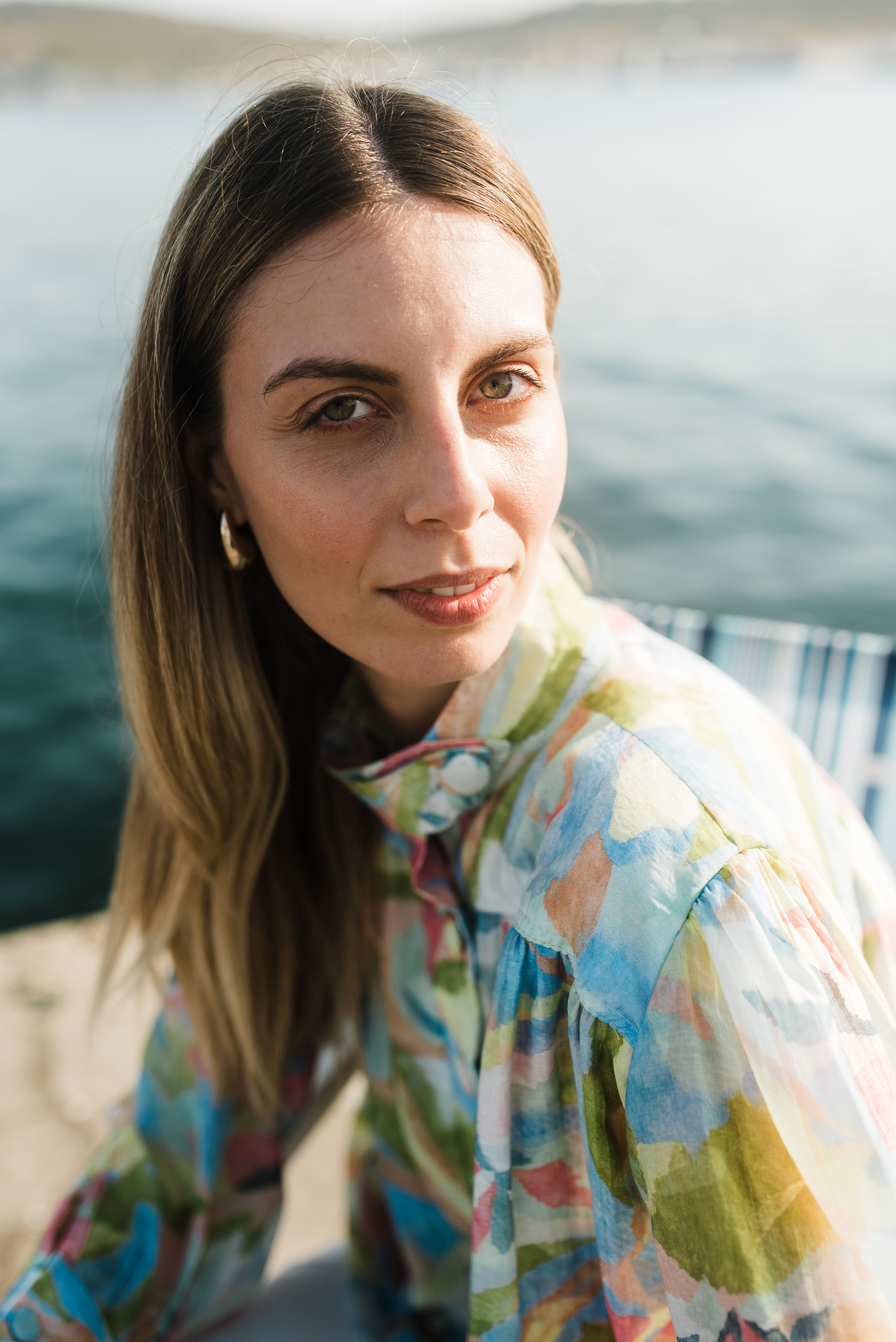 PRE-ORDER Rosette Chiffon Jacket — Pink Multicolor