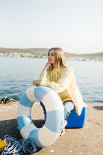 PRE- ORDER Limoncello Crest Scallop Jacket — Butter Yellow Long Length