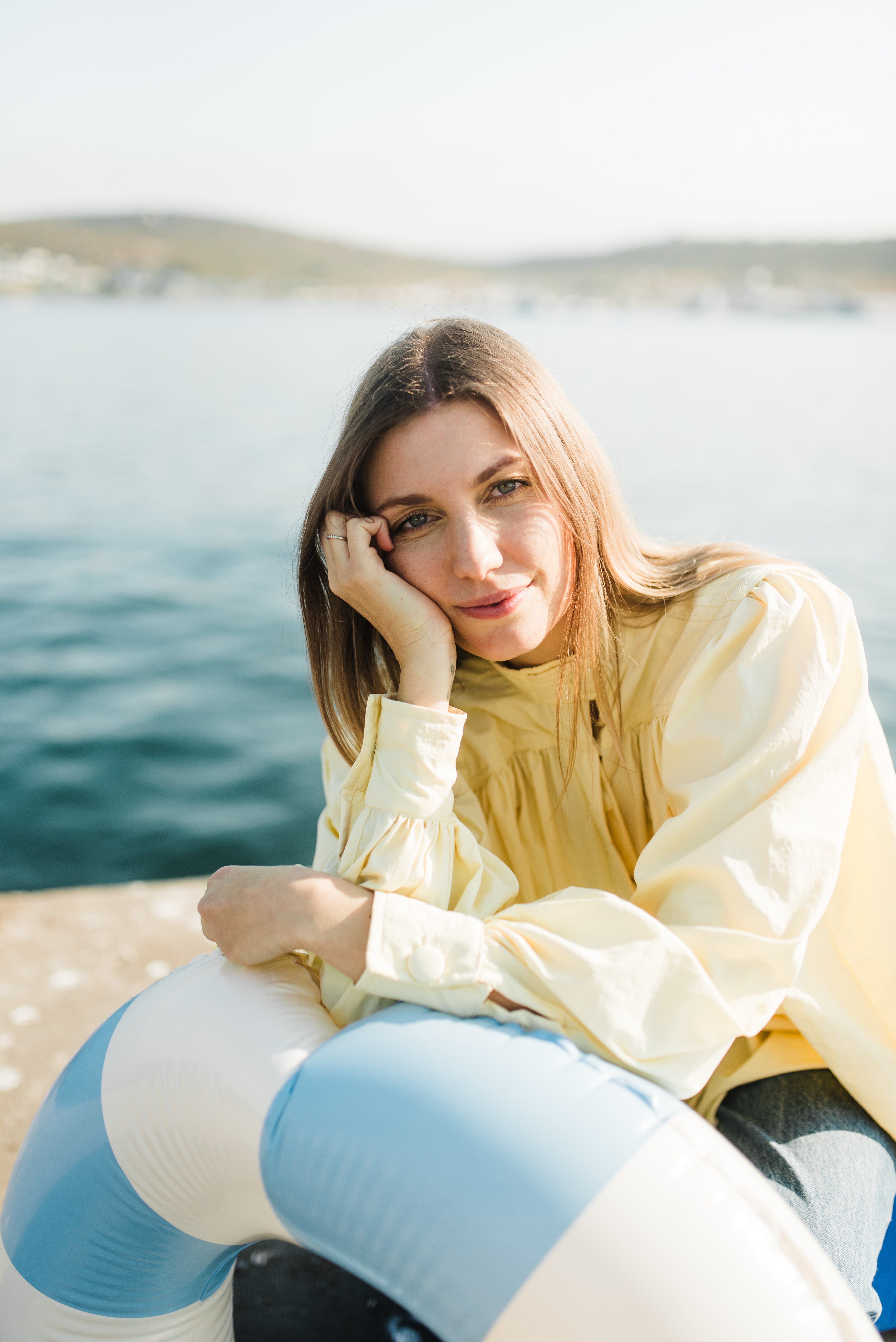 PRE- ORDER Limoncello Crest Scallop Jacket — Butter Yellow Long Length