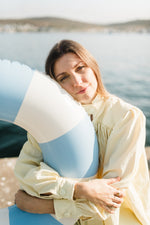 PRE- ORDER Limoncello Crest Scallop Jacket — Butter Yellow Long Length