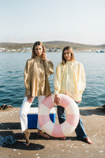 PRE- ORDER Limoncello Crest Scallop Jacket — Butter Yellow Long Length