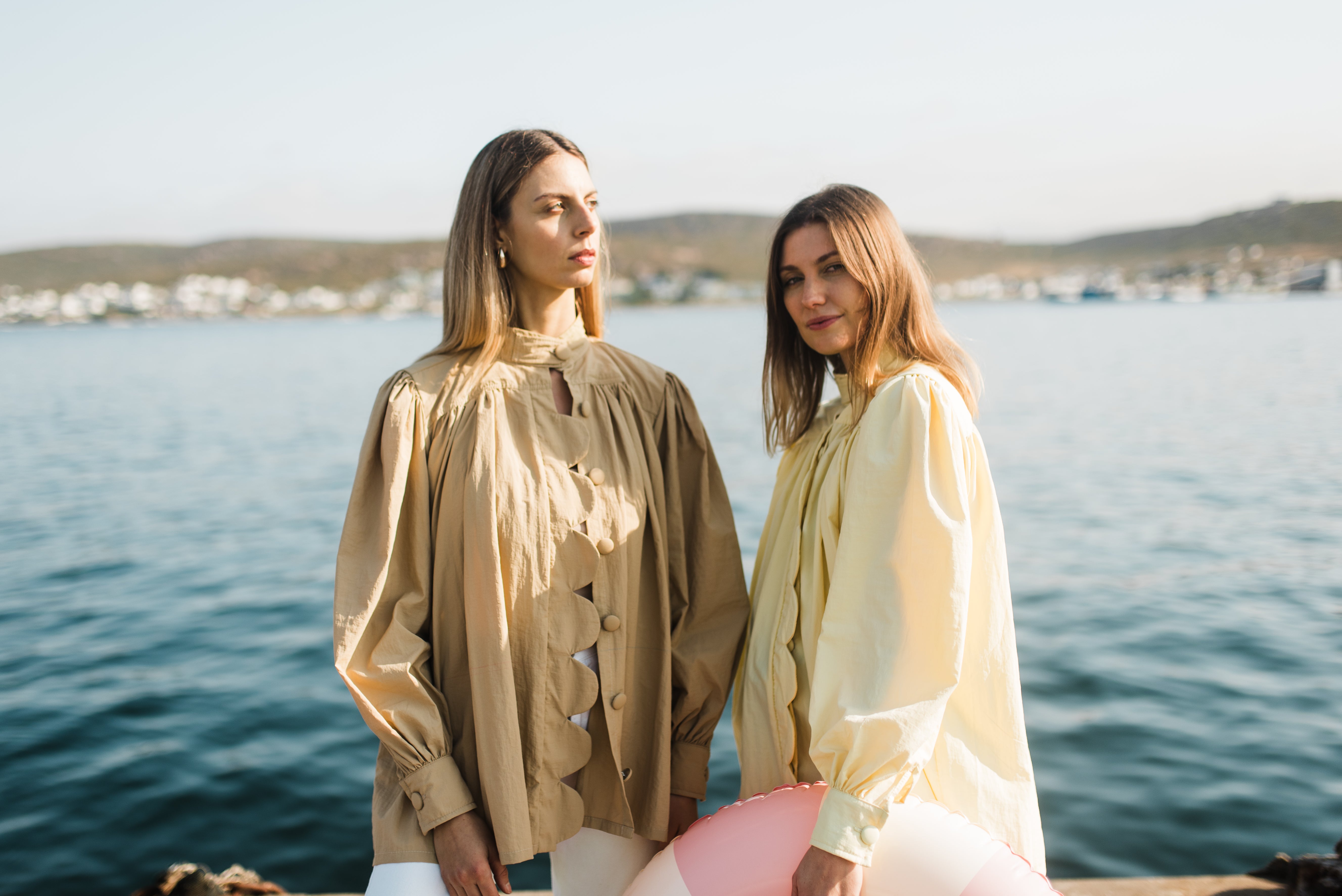 PRE- ORDER Limoncello Crest Scallop Jacket — Butter Yellow Long Length