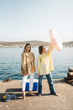 PRE- ORDER Limoncello Crest Scallop Jacket — Butter Yellow Long Length