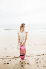 Sand Lily Frill Sleeve Dress  — Stone