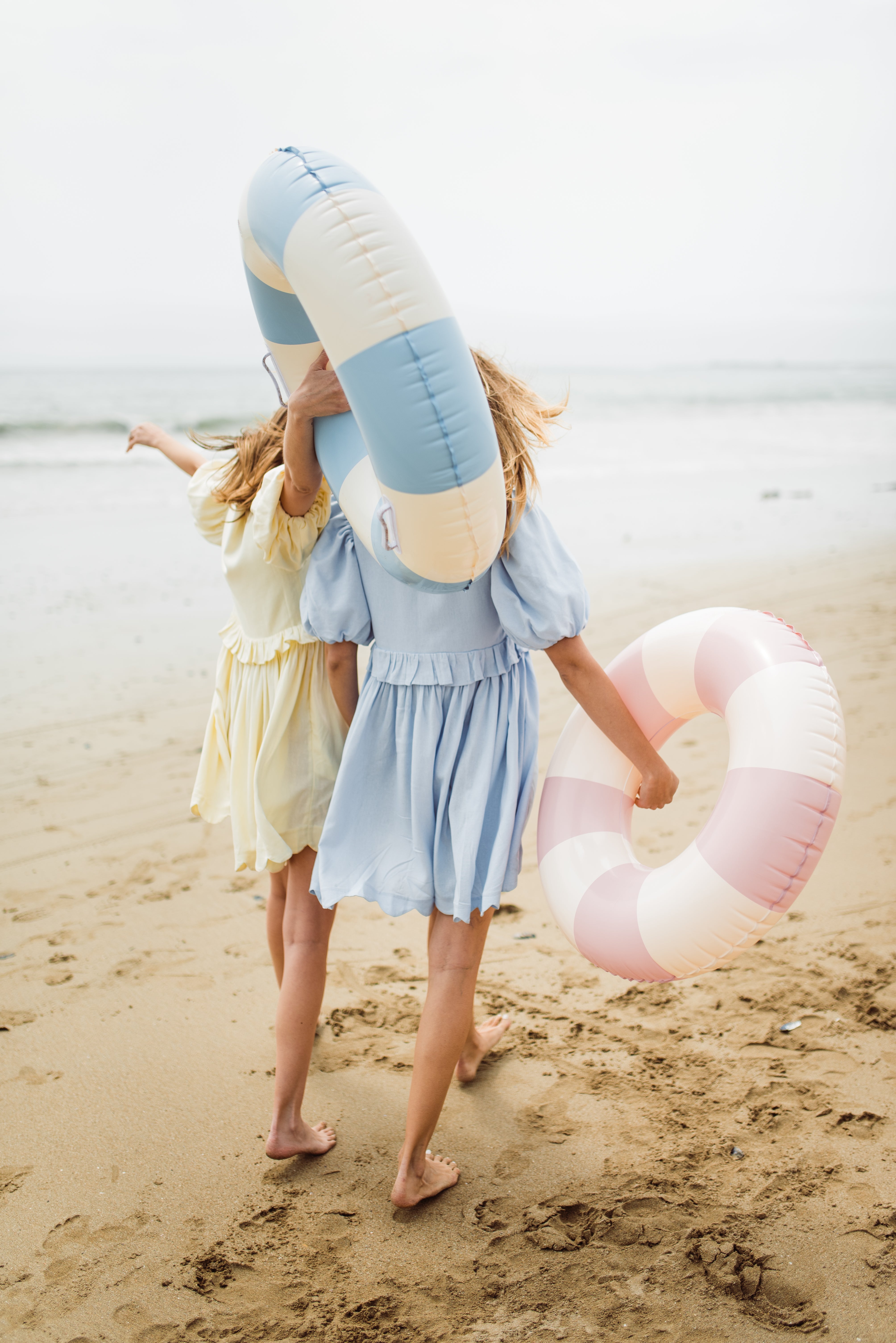 Bluebell Whisper Scallop Dress  — Cool Blue