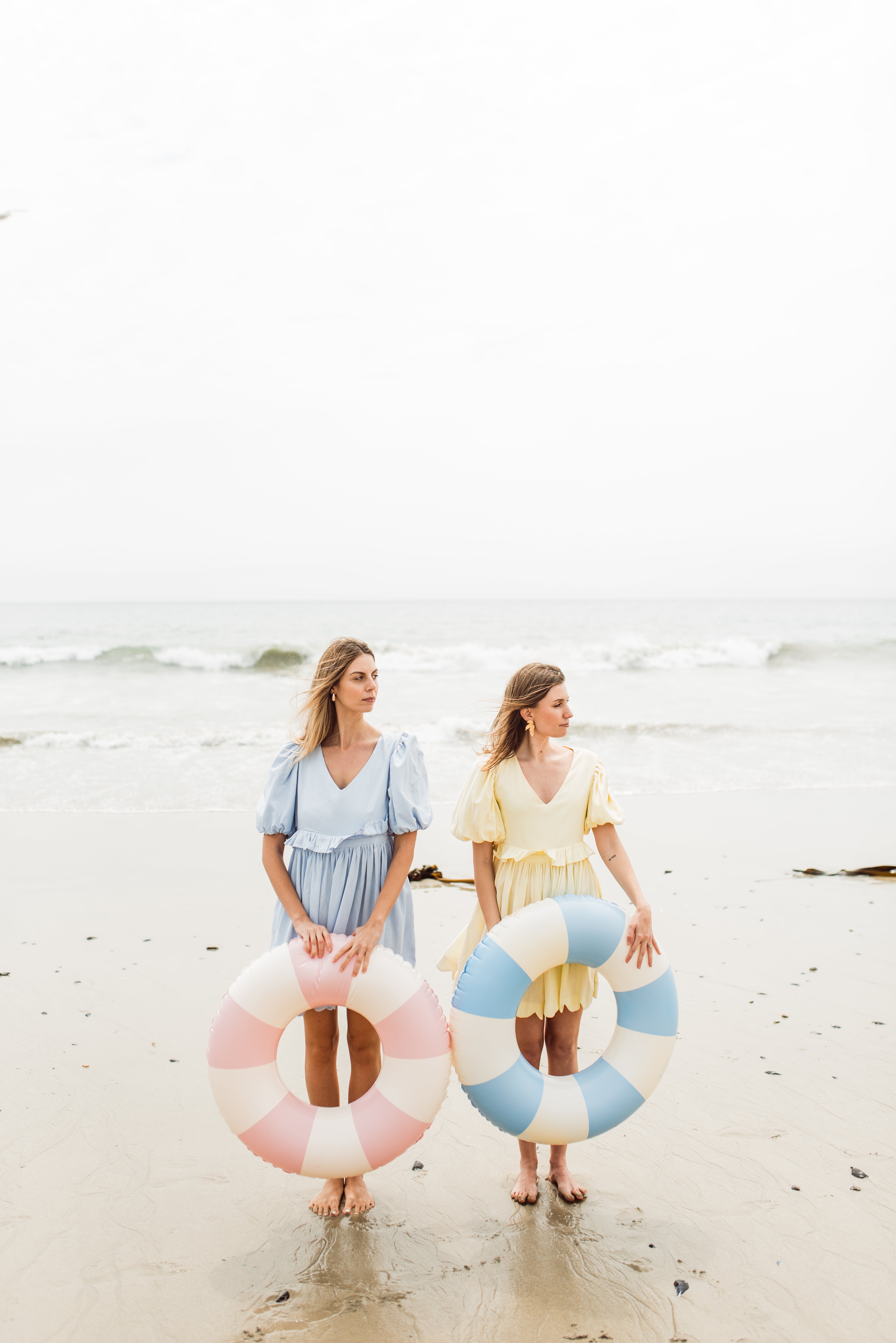Bluebell Whisper Scallop Dress  — Cool Blue