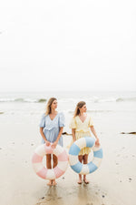 Bluebell Whisper Scallop Dress  — Cool Blue