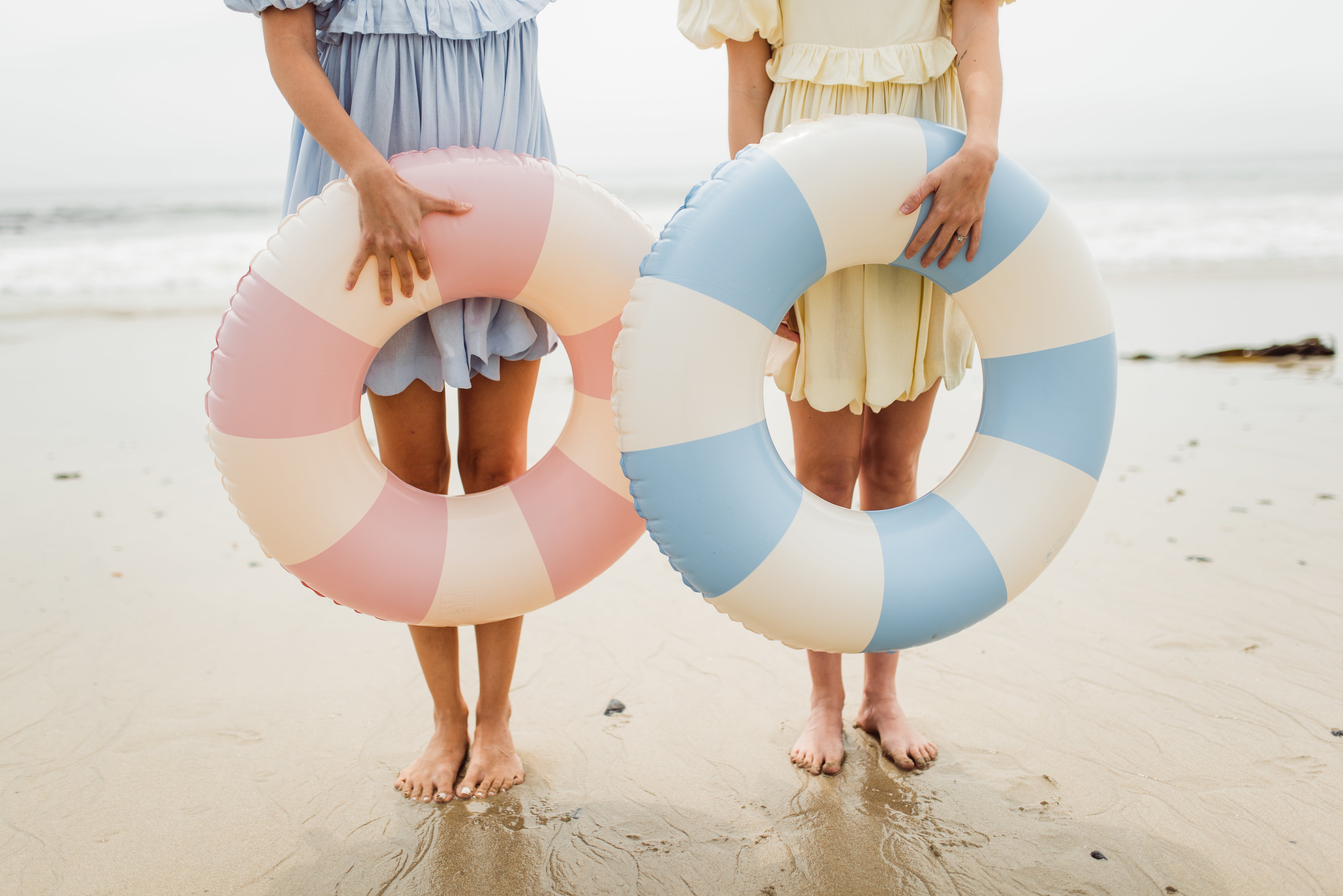 Bluebell Whisper Scallop Dress  — Cool Blue