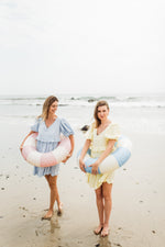 Sun Petal Scallop Dress  — Butter Yellow