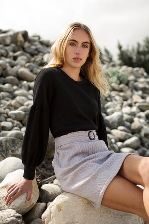 The Sia Cable Knit Skirt