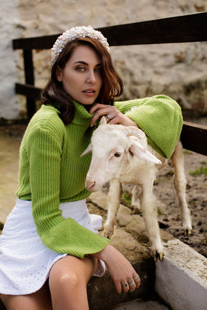 The Febe Neon Flare Knit