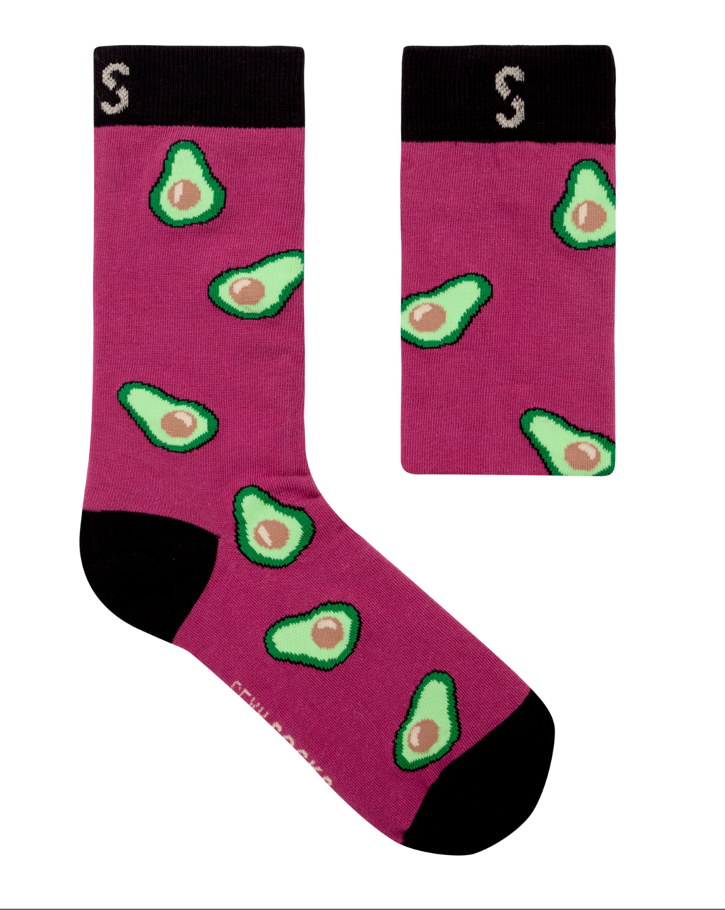 SEXY SOCKS Avocado’ Cotton Socks