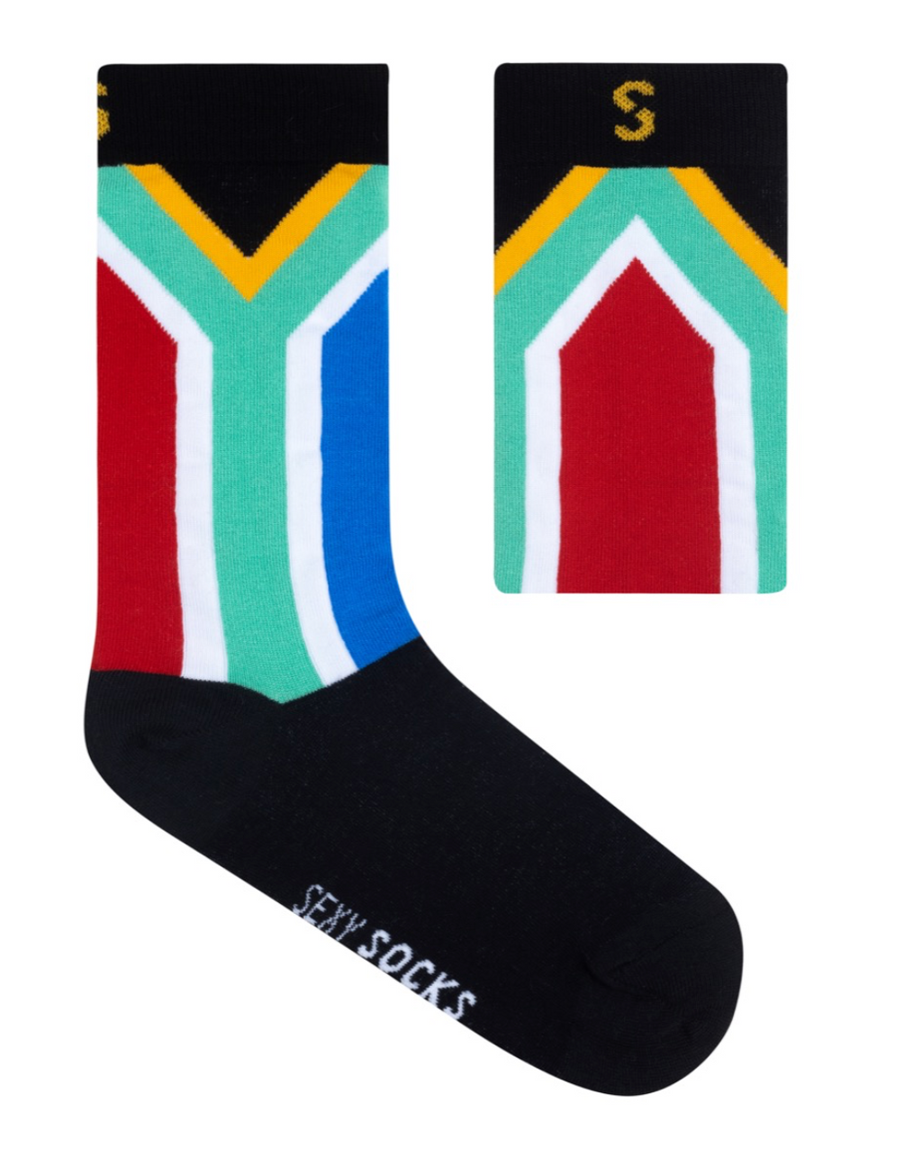 SEXY SOCKS ZA FLAG’ Bamboo Socks